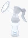 Mee Mee Advanced Manual Breast Pump - 180° Rotating Handle, BPA-Free, Soft Silicone Shield, Overflow Preventer Silica Gel Cup, Soothing Massage, Easy-to-Use, Ideal for Nursing & Breastfeeding Mothers