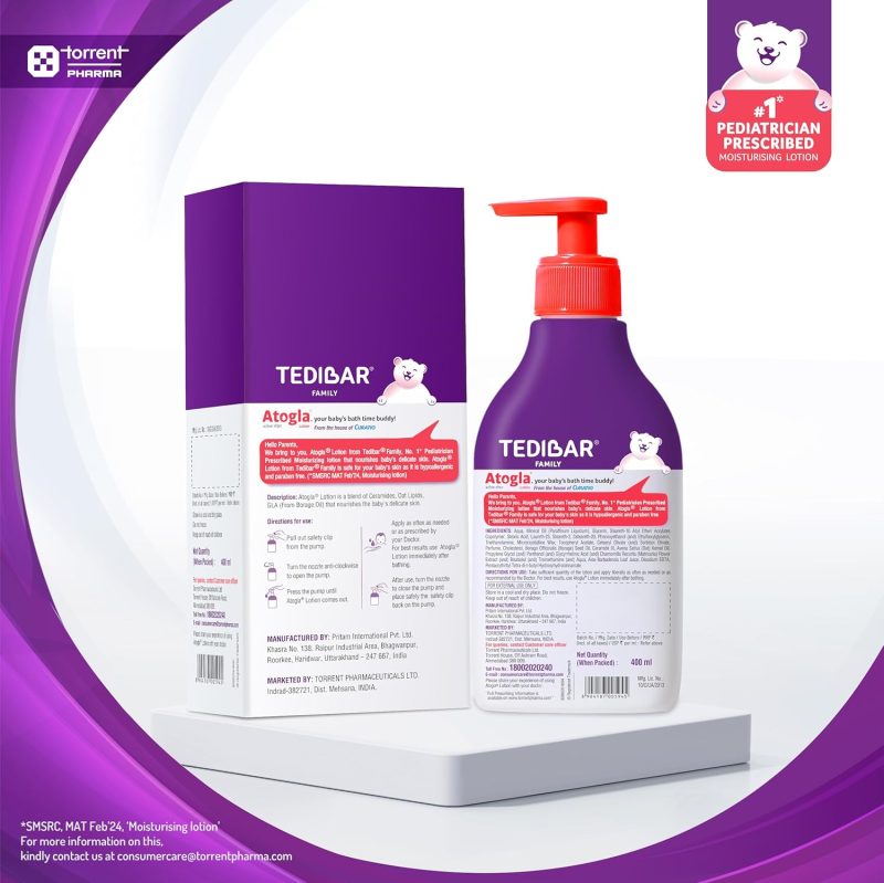 Tedibar - Atogla Baby Lotion 400ml - Image 4