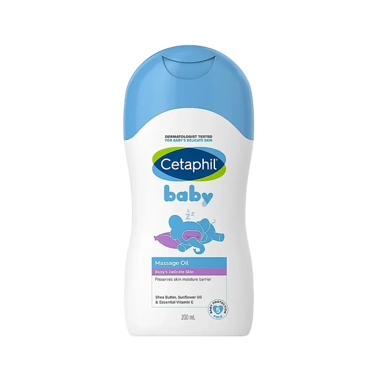 Cetaphil Baby Massage Oil 200ml | Dermatologist Tested
