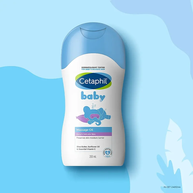 Cetaphil Baby Massage Oil 200ml | Dermatologist Tested - Image 2