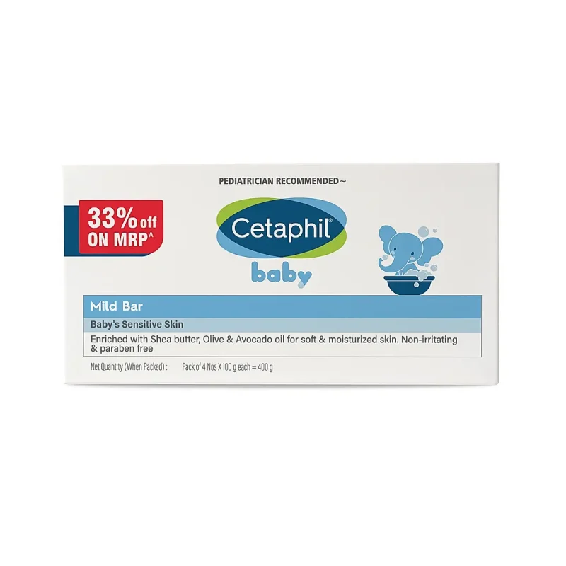 Cetaphil Baby Mild Bar - (4x100gm) - Image 2