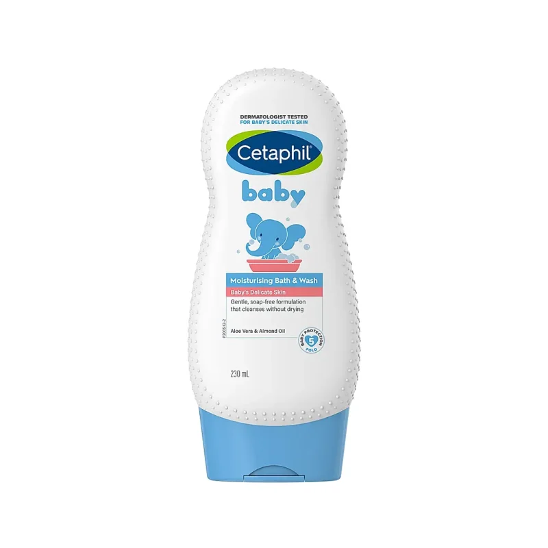 Cetaphil Baby Moisturising Bath & Wash 230ml | Dermat Tested