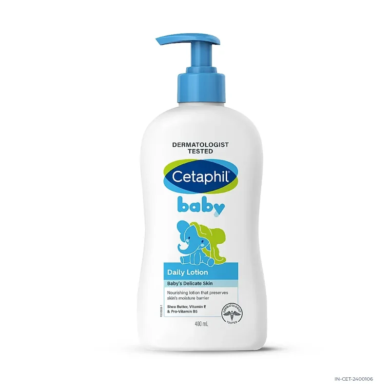 Cetaphil Baby Daily Lotion 400ml with Shea Butter | Dermatologist Tested