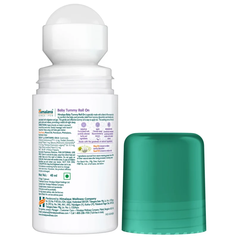 Himalaya Baby Tummy Roll On 40ml - Image 4