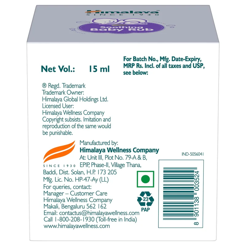 Himalaya Soothing Baby Rub - Image 3