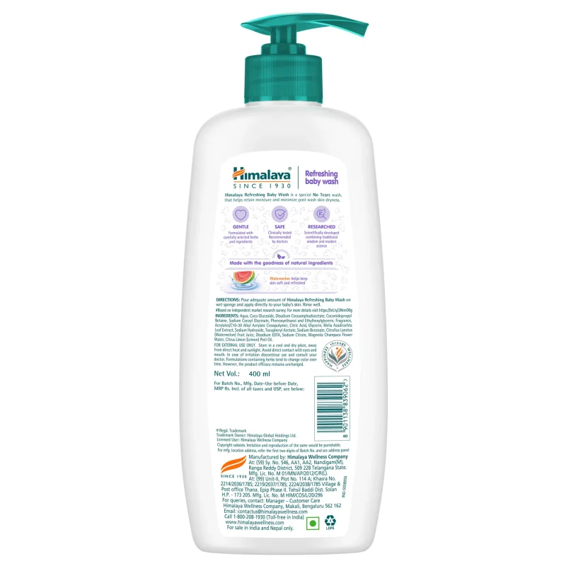Himalaya Refreshing Baby Wash - Image 4