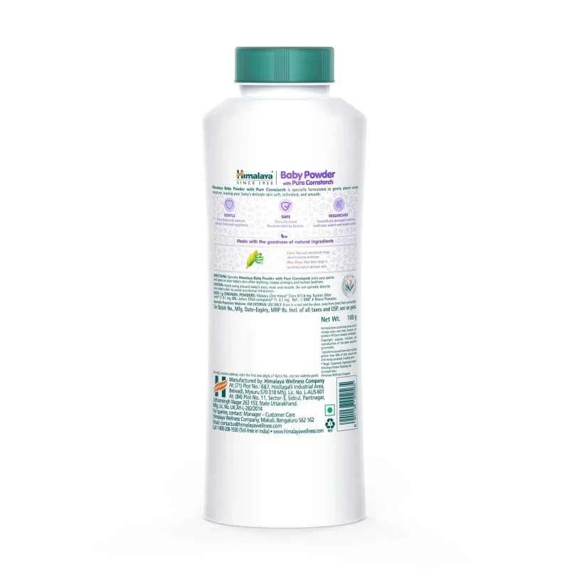 Himalaya Baby Powder With Pure Cornstarch - Image 2