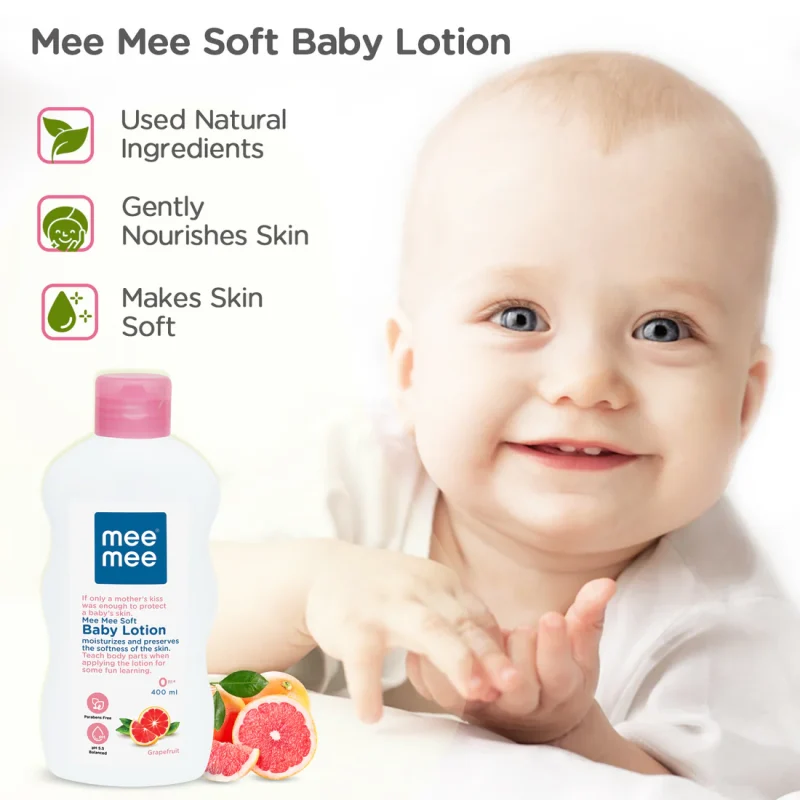 Mee Mee Soft Moisturizing Baby Lotion with Fruit Extracts - Image 8