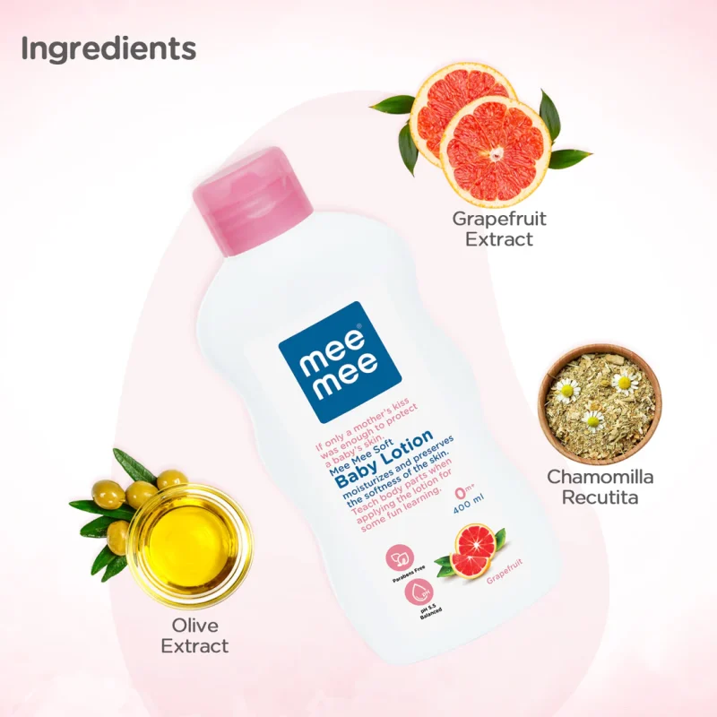 Mee Mee Soft Moisturizing Baby Lotion with Fruit Extracts - Image 4