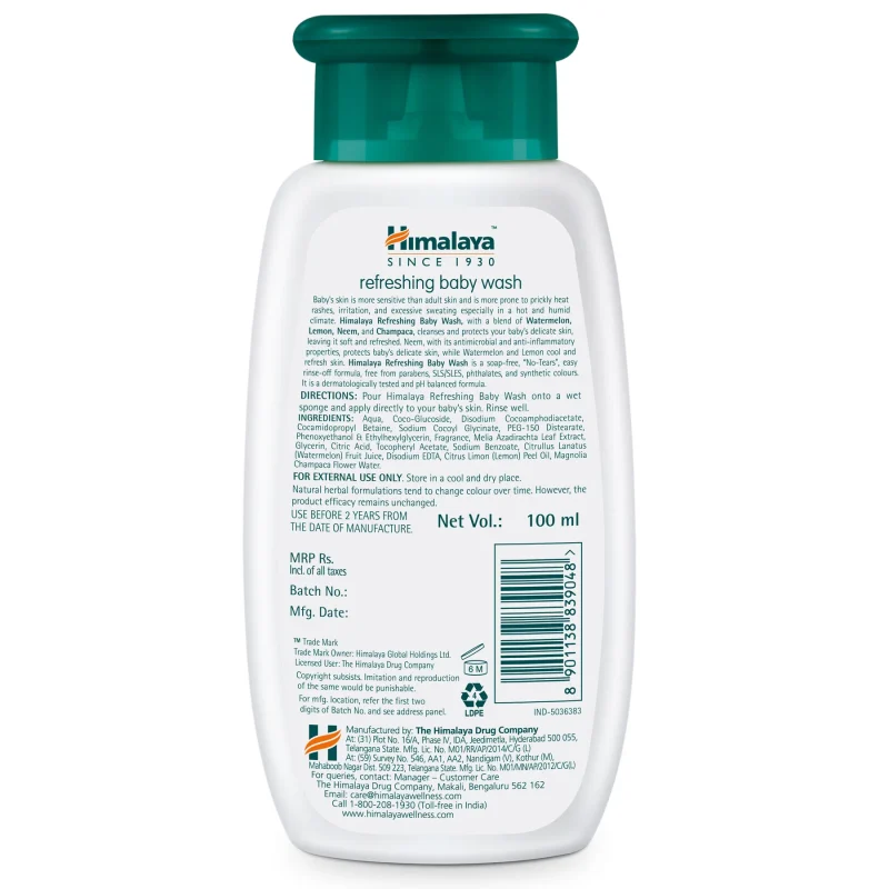 Himalaya Refreshing Baby Wash - Image 3