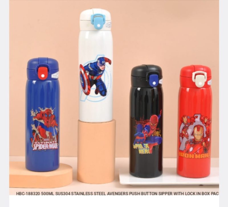 HBC-188322 Avengers Water Bottle | Insulated Stainless Steel | 500ml