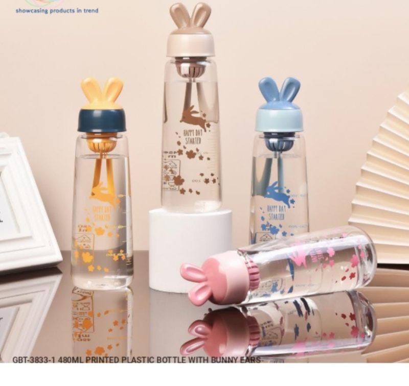 GBT-3833 BPA free Leak Proof 480ml Water Bottle for | School kids | Office | Sports – (Pack of 1 bottle)