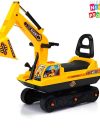 2 in 1 Baby JCB Potty  with Removable Bowl & Ride-On Toy with Steering, Flashing Lights & Horn