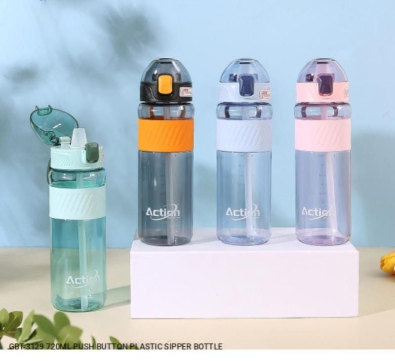 GBT-3129 Leak-Proof Sports Sipper Water Bottle – 720ML Durable, Lightweight & Stylish Hydration on the Go