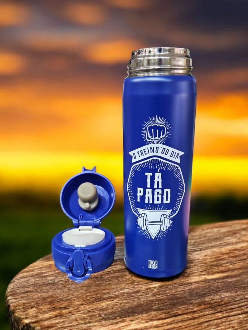 GBT-3366 Double Walled Stainless Steel Water Bottle for Kids 420 ML| Adorable Pirate Doodle Print, Lightweight, leakproof Insulated Water Bottle - Image 5