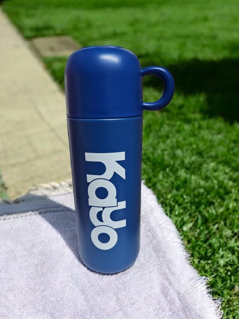 GBT-4339 Duro Cup Style Thermosteel Flask, 500ml | 12 Hours Hot & Cold Bottle | Dual Purpose Cup & Cap| Flask for tea coffee | Ideal For Office, Gym, Home, Kitchen, Trekking, Travel Bottle - Image 2