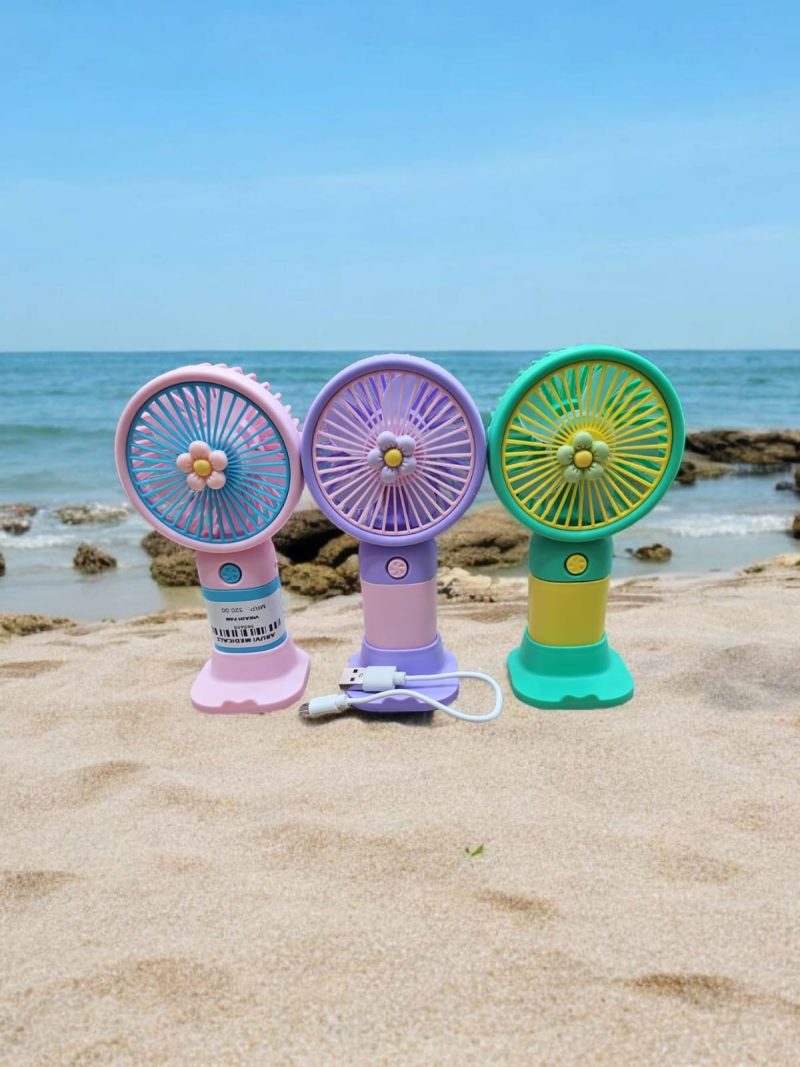 USB Rechargeable Mini Portable Hand Fan With Noise Cancelling Design Battery Operated Personal Fan for Women, Office, Travel, Mini USB Desk Fan for Home, Kitchen, Dining Room