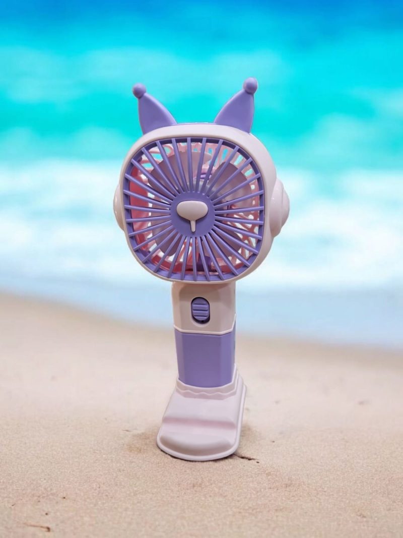 USB Rechargeable Mini Portable Hand Fan With Noise Cancelling Design Battery Operated Personal Fan for Women, Office, Travel, Mini USB Desk Fan for Home, Kitchen, Dining Room - Image 3