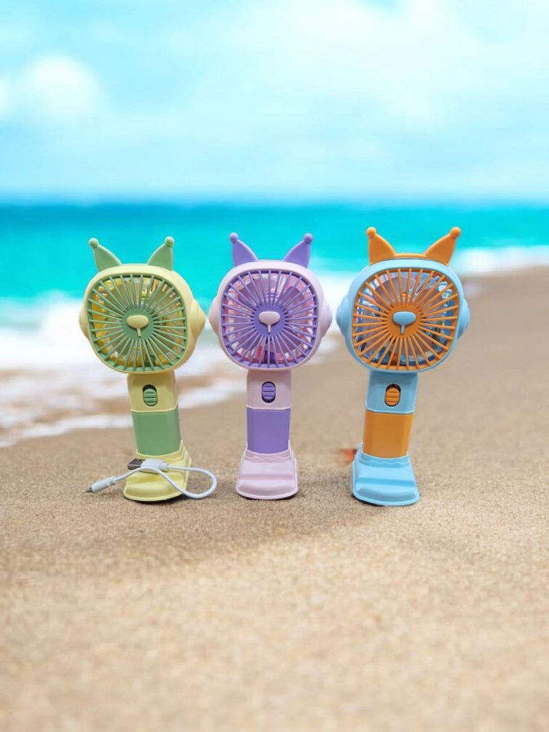 USB Rechargeable Mini Portable Hand Fan With Noise Cancelling Design Battery Operated Personal Fan for Women, Office, Travel, Mini USB Desk Fan for Home, Kitchen, Dining Room