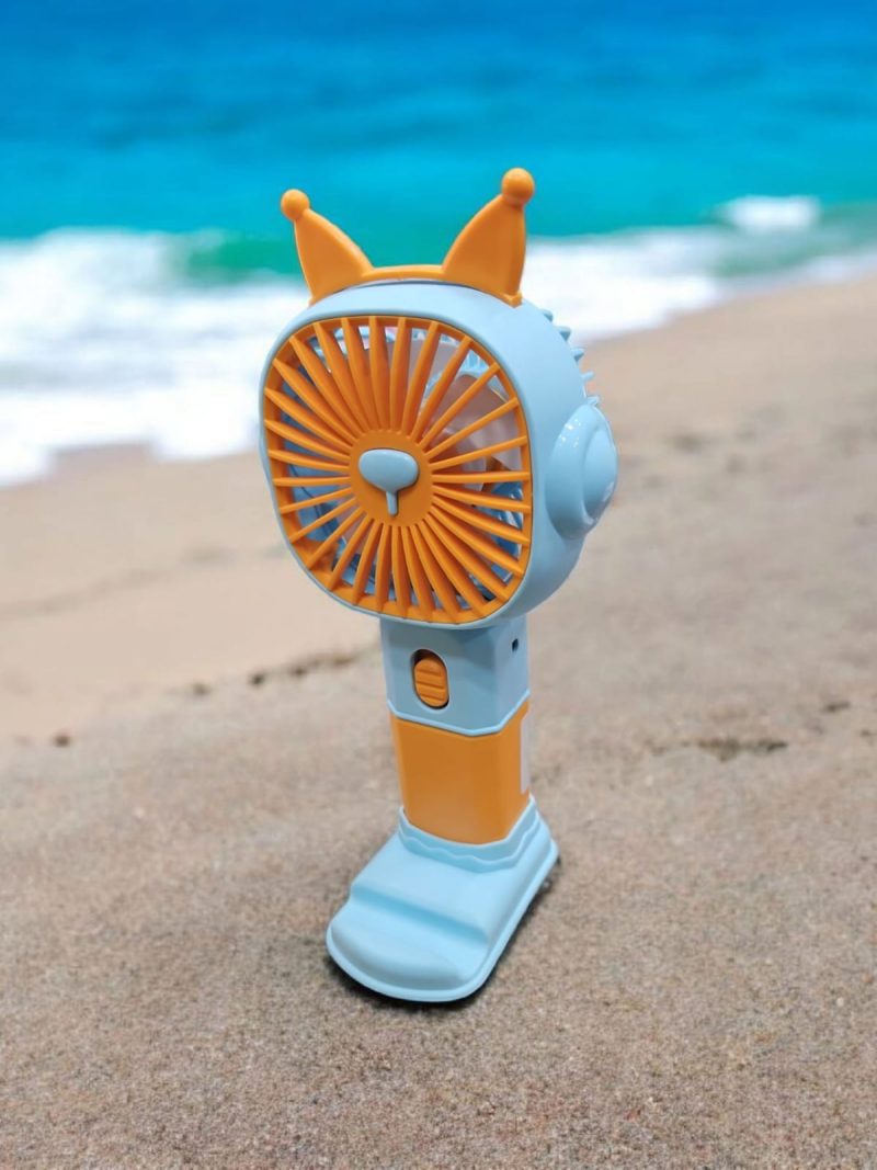 USB Rechargeable Mini Portable Hand Fan With Noise Cancelling Design Battery Operated Personal Fan for Women, Office, Travel, Mini USB Desk Fan for Home, Kitchen, Dining Room - Image 4