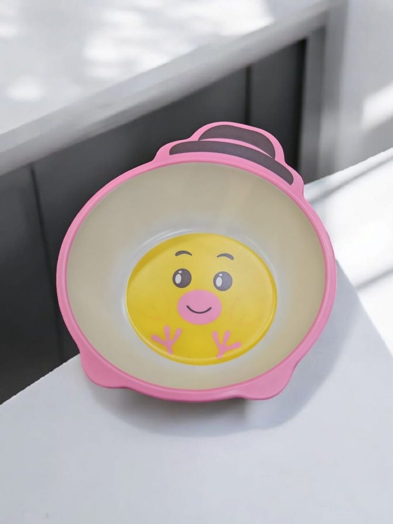 Bamboo Fiber Bowl  – Eco-Friendly Bamboo Fiber Bowl Set for Kids/Baby Utensils Feeding Bowl Tableware for Kids and Toddlers - Image 3