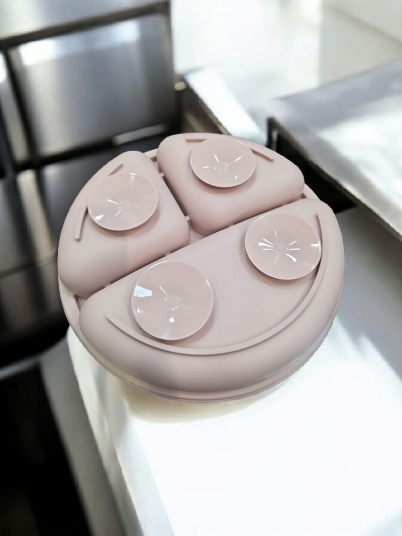 Silicone Suction Divided Plates for Babies, Kids, Toddlers - Microwave & Dishwasher Safe Baby Feeding Plates - BPA Free Silicon Stay Put Design for Mess-Free Food - Image 4