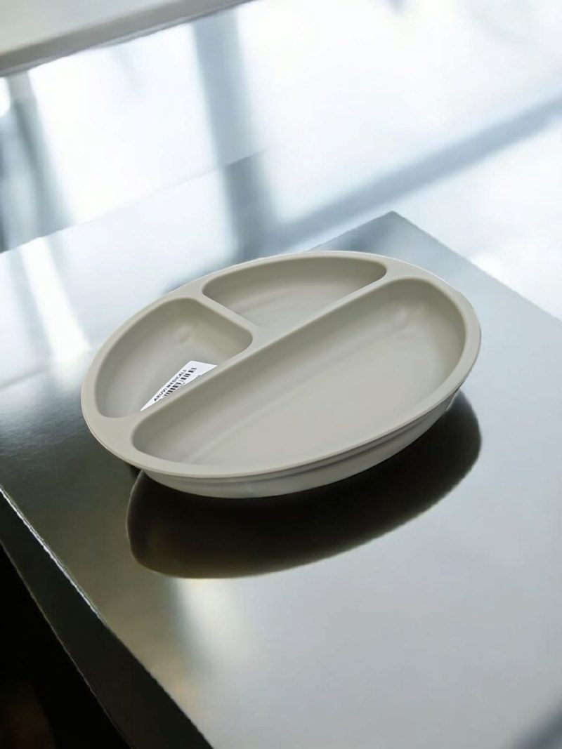 Silicone Suction Divided Plates for Babies, Kids, Toddlers - Microwave & Dishwasher Safe Baby Feeding Plates - BPA Free Silicon Stay Put Design for Mess-Free Food - Image 5