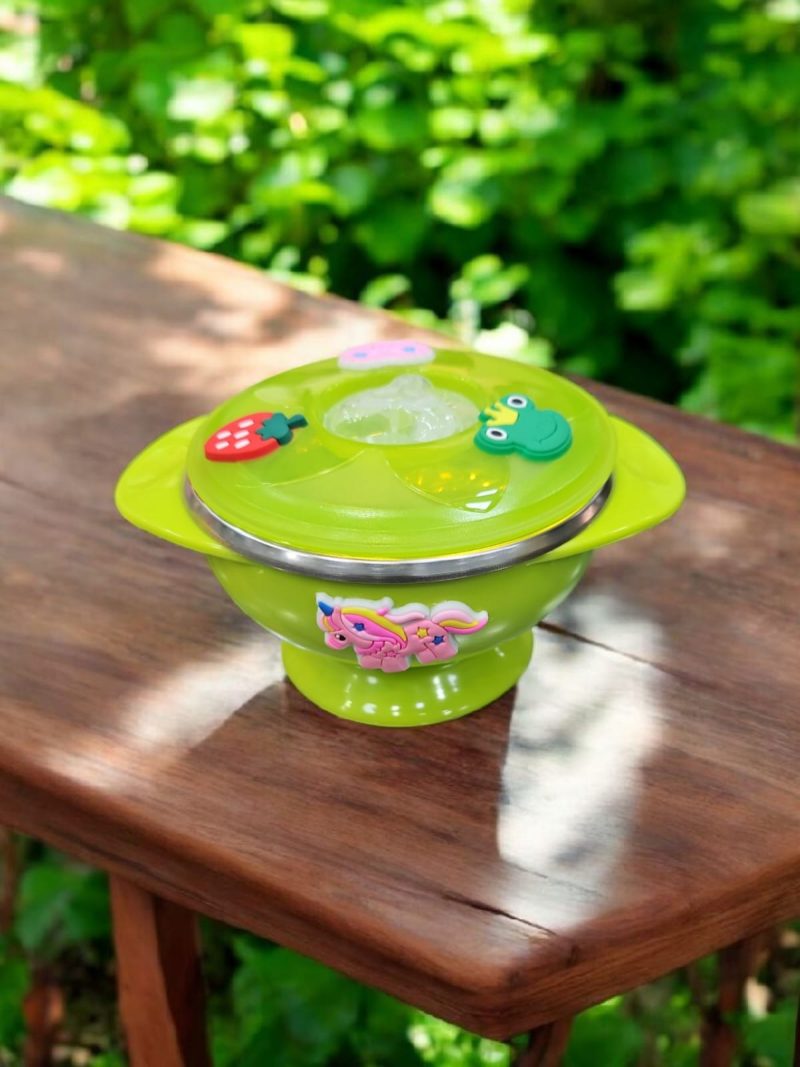 Children Baby Kids Toddlers | Stainless Steel Feeding | Sucker Bowl - Image 2