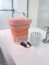 Portable Foldable Mini Top Loading Washing Machine 2kg with Spinner and Dryer for Baby Clothes, Semi Automatic Bucket Washer with Modes for Home, Travel