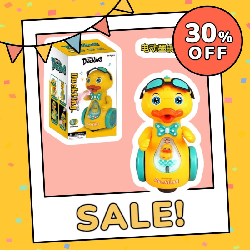 Duckling Musical Toy - Toddler Toy with Walking, Flapping Dancing Fun Duck Baby Toys for Boys & Girls Kids or Toddlers Age 1-2 - Image 2