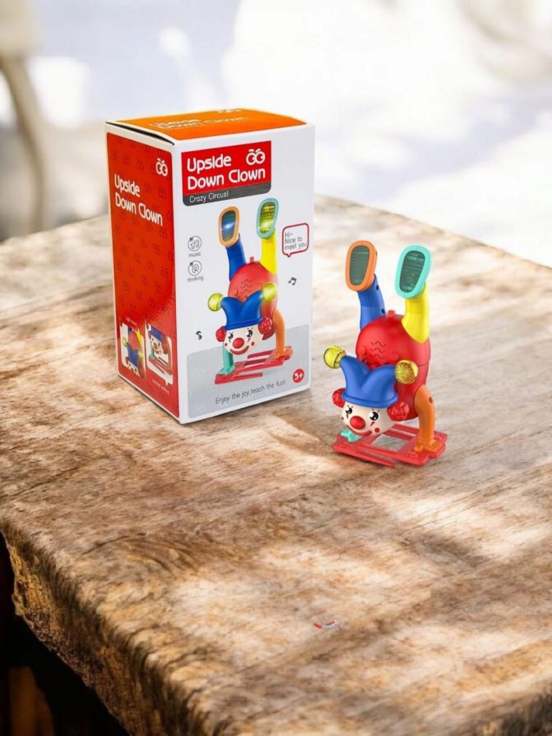 Upside Down Clown Joker Toy – Light & Music Interactive Cartoon Toy