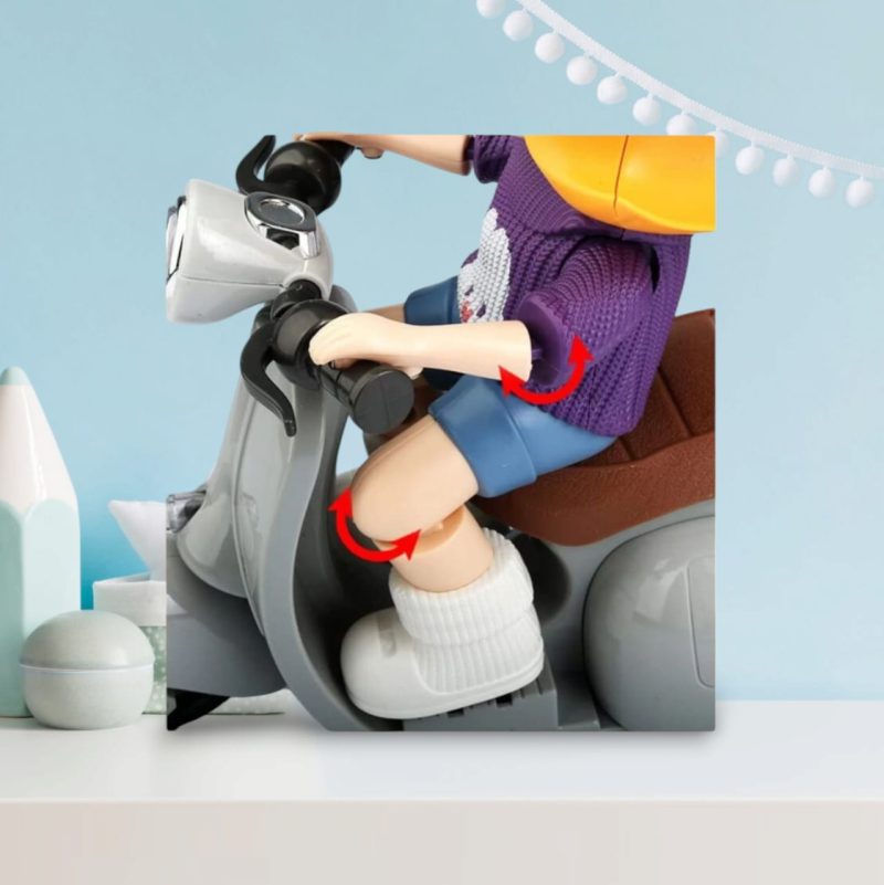 Dancing Motorcycle Vespa Tide Flow Car – 360° Light & Music - Image 2