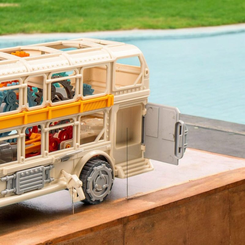 School Bus Toy with Lights & Sounds – Pull-Back Action for Toddlers and Kids (Age 3+) - Image 3