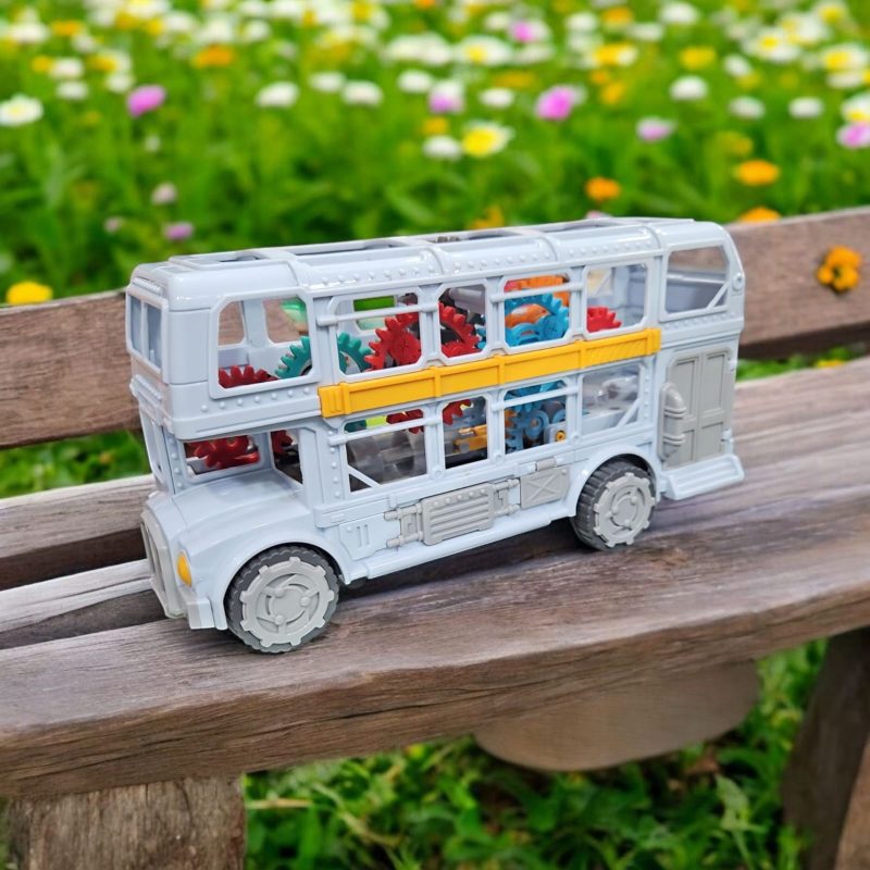 School Bus Toy with Lights & Sounds – Pull-Back Action for Toddlers and Kids (Age 3+) - Image 4