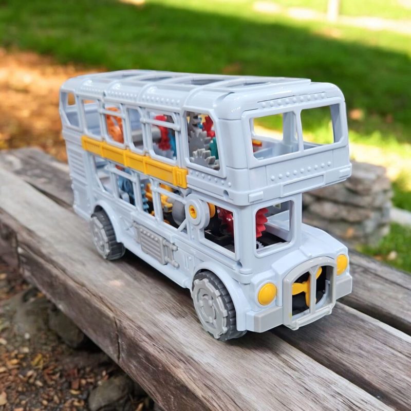 School Bus Toy with Lights & Sounds – Pull-Back Action for Toddlers and Kids (Age 3+) - Image 5