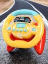 Car Steering Wheel Toy – Fun Simulated Driving with Lights, Sounds, and Learning Features for Toddlers & Kids_Yellow
