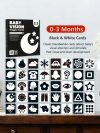 Baby Vision 0-3 Months High Contrast Trigger Cards | Baby Flashcard | Baby Contrast Cards for Preschool Concentration