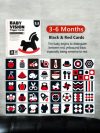 Baby Vision 3-6 Months High Contrast Trigger Cards | Baby Flashcard | Baby Contrast Cards for Preschool Concentration