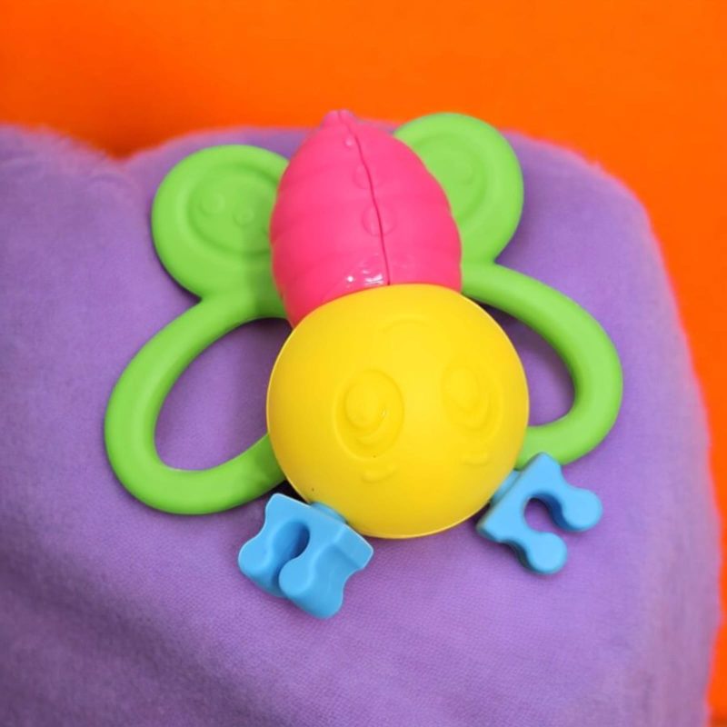 Baby Chew Toy Teether With Rattle Hot Food Grade Soft Gutta Percha Baby Teething Toys Set Eco Organic BPA Free Silicone Teethers For Babies