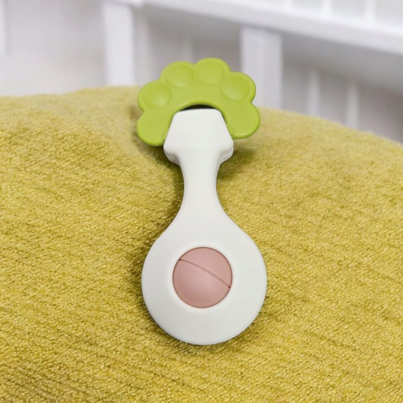 Baby Chew Toy Teether With Rattle Hot Food Grade Soft Gutta Percha Baby Teething Toys Set Eco Organic BPA Free Silicone Teethers For Babies - Image 3