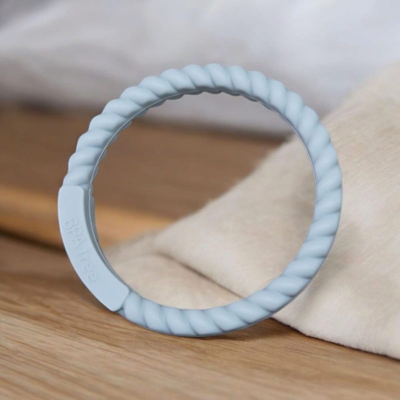Portable Baby Teether Silicone Bracelet Chewing Teething Ring Kid Gift Baby Nursing Teether For Baby Accessories Toys - Image 3