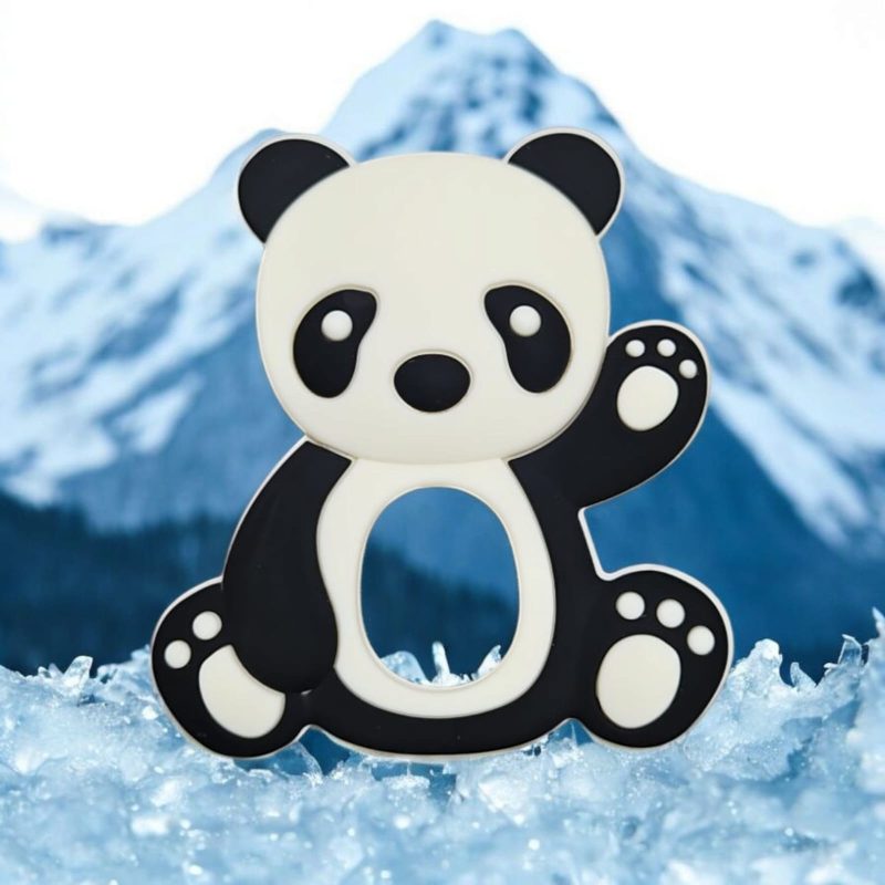 Baby Panda Teether ,Delightful, Natural Relief for Tiny Gums 3-12 months - Image 2