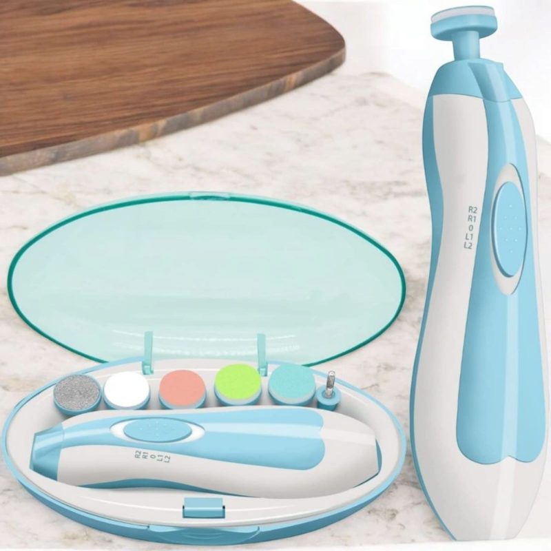 Electric Nail Trimmer for Baby, Baby Nail Trimmer, Baby Nail Cutter, Nail Trimmer for New Born Baby, Kids Nail Cutter with Light (Multi)