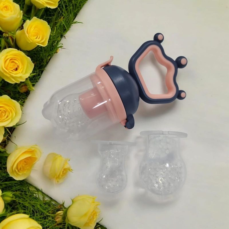 Soft Silicone Nibbler with Extra Mesh for Babies, Baby Fruit & Food Feeder, Anti Choking Fruit Pacifier, Teether for Infant, 100% BPA Free, 3 Months+ - Image 2