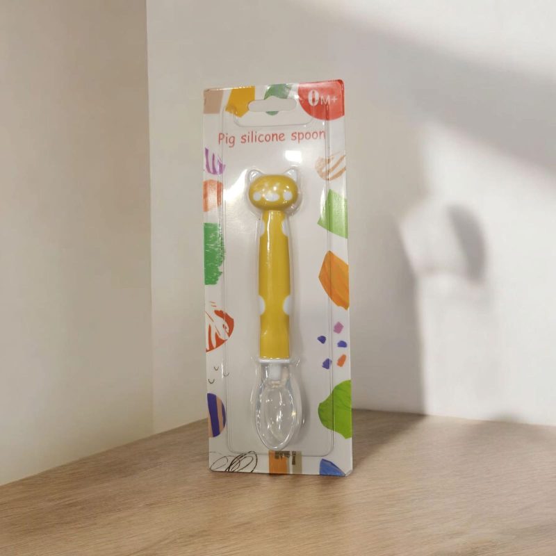 Silicone Self Baby Feeding Spoon with Ultra Soft Tip - Second Stage - 6 Months Plus - Image 4