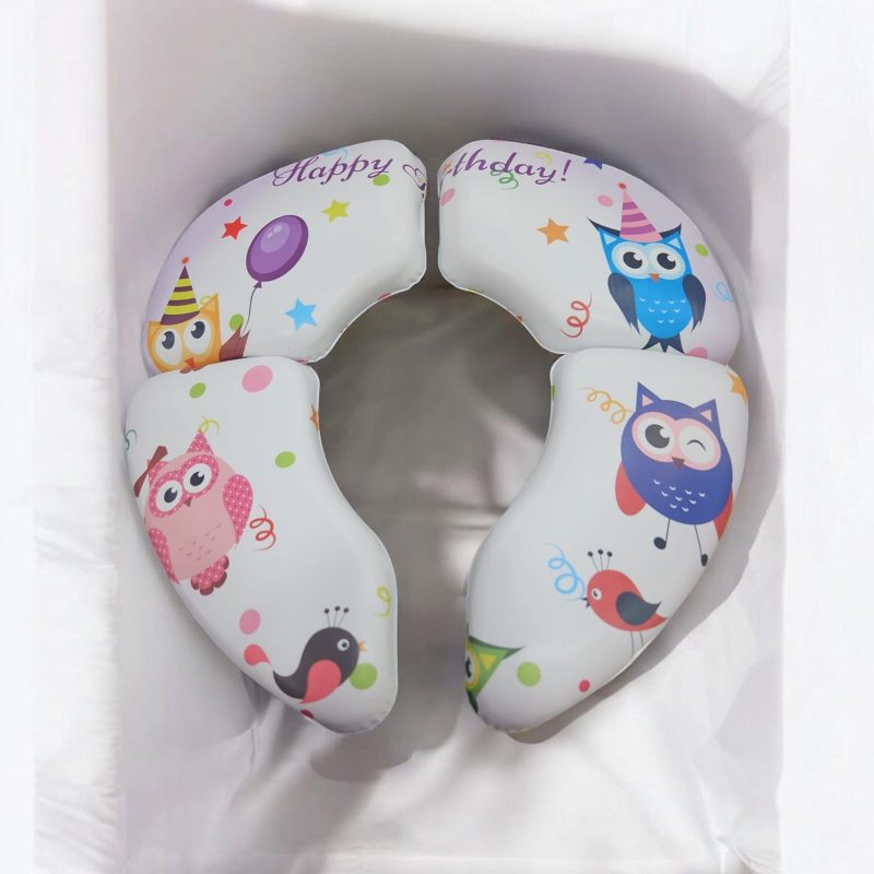 POTTY SEAT Cushie traveler folding padded potty seat, portable padded toilet seat,soft cushion, baby potty training, safe & easy to clean - Image 7