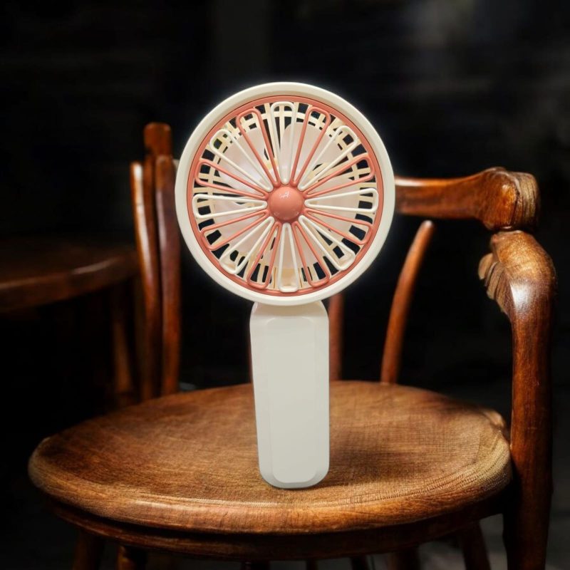 USB Rechargeable Mini Portable Hand Fan With Noise Cancelling Design Battery Operated Personal Fan for Women, Office, Travel, Mini USB Desk Fan for Home, Kitchen, Dining Room - Image 2