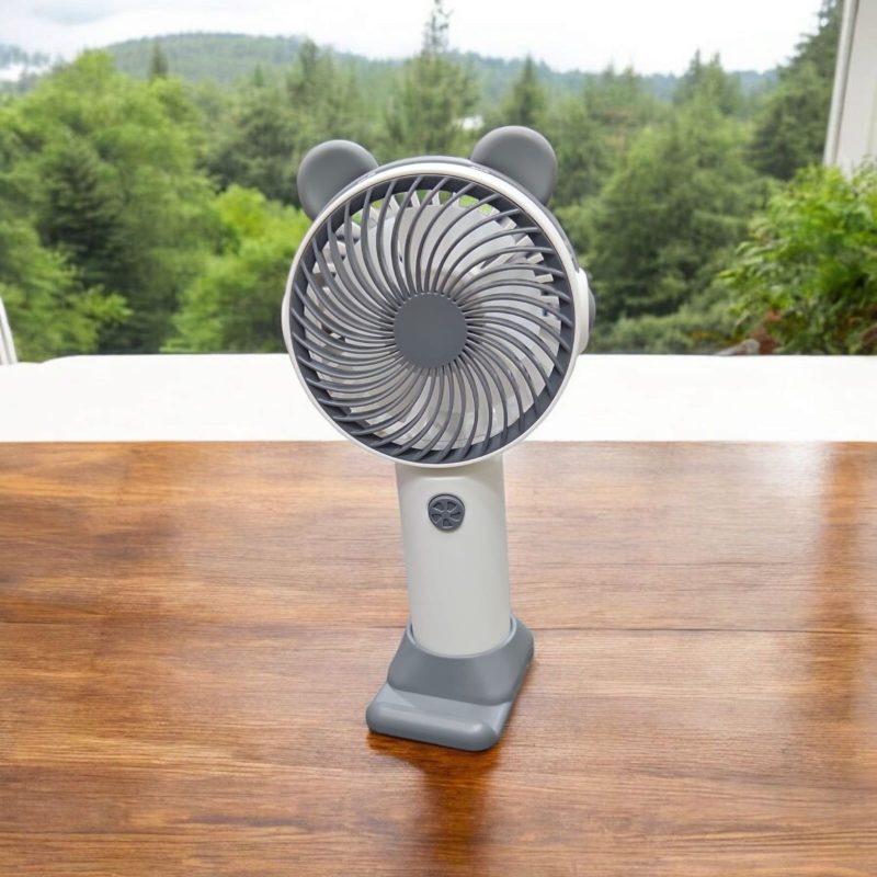 USB Rechargeable 3 speed Mini Portable Hand Fan With Noise Cancelling Design Battery Operated Personal Fan for Women, Office, Travel, Mini USB Desk Fan for Home, Kitchen, Dining Room - Image 3