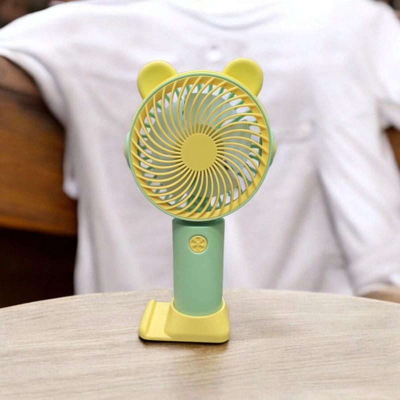 USB Rechargeable 3 speed Mini Portable Hand Fan With Noise Cancelling Design Battery Operated Personal Fan for Women, Office, Travel, Mini USB Desk Fan for Home, Kitchen, Dining Room - Image 2
