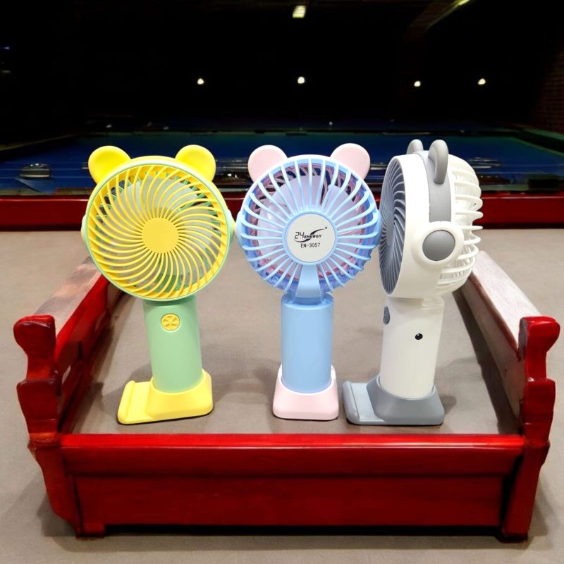 USB Rechargeable 3 speed Mini Portable Hand Fan With Noise Cancelling Design Battery Operated Personal Fan for Women, Office, Travel, Mini USB Desk Fan for Home, Kitchen, Dining Room